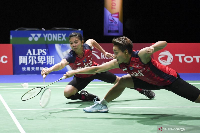 Bermain tiga set, Greysia/Apriyani melangkah ke semifinal
