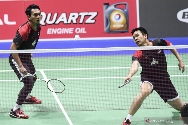 Hendra/Ahsan ke semi final, menang mudah atas Jepang