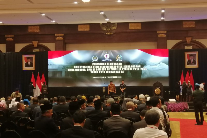 Lemhannas beri pembekalan anggota DPR-DPD terpilih soal nilai-nilai kebangsaan