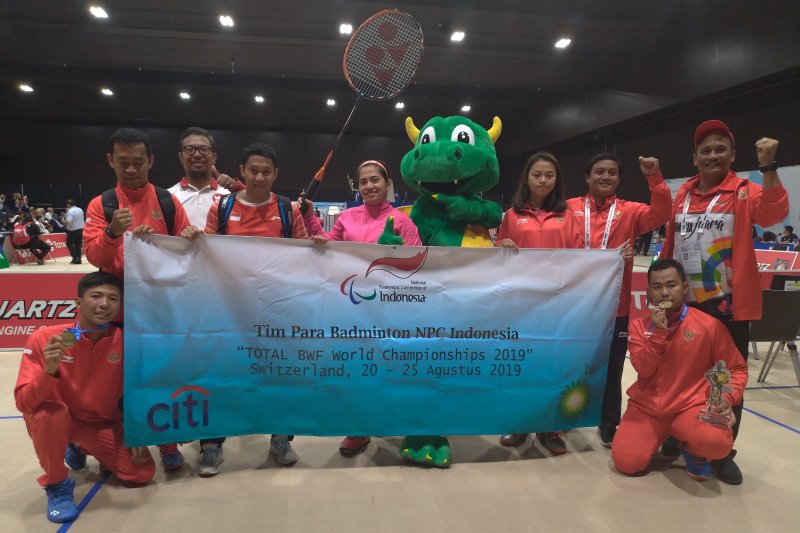 Indonesia raih empat emas dalam Kejuaraan Dunia Para badminton 2019