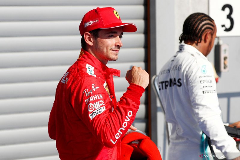 Leclerc raih pole position, duo Ferrari start barisan terdepan GP Belgia