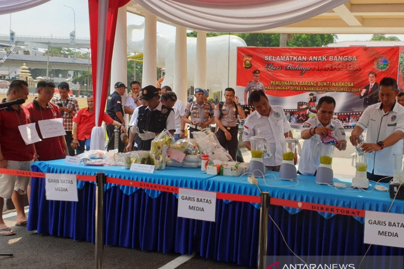 Kejati Sumsel dukung Polda arahkan pengedar narkoba ke TPPU