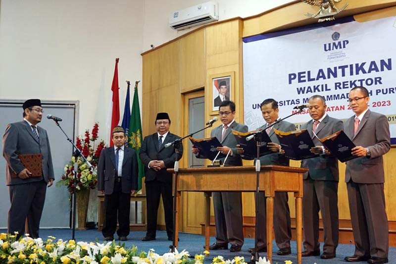 Empat Wakil Rektor UMP periode 2019-2023 dilantik