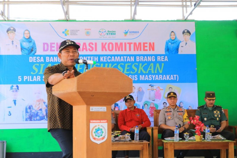 Desa Bangkat Monteh menjadi desa pertama STBM di Sumbawa Barat