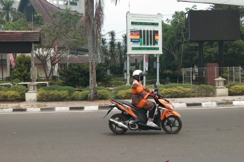 Kualitas udara Palangka Raya kembali masuk kategori tak sehat