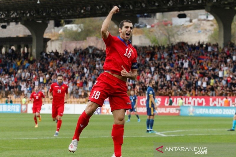 Armenia bekuk Bosnia 4-2 dan Mkhitaryan cetak dua gol satu assist