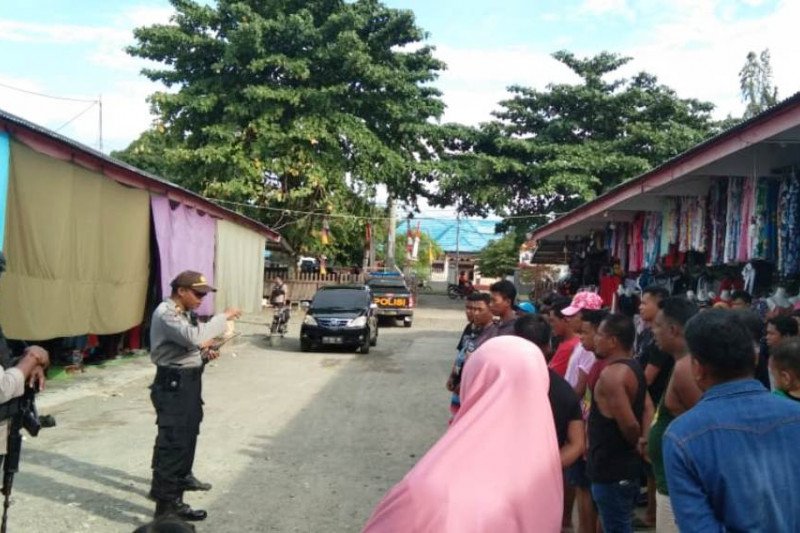 Polres Nabire gelar patroli sekaligus menyambangi warga