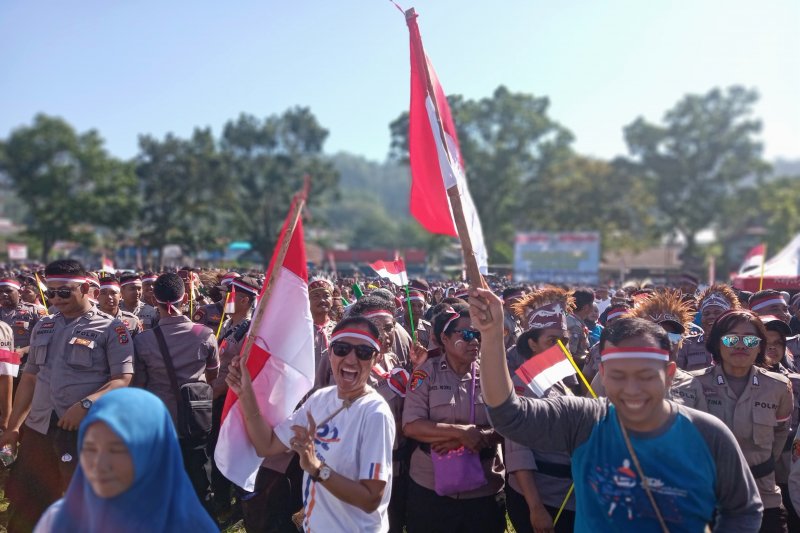 Papua Terkini - Warga dukung Deklarasi Damai Manokwari