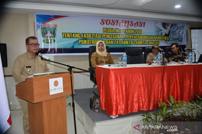 Sumbar sudah punya Perda perangi narkoba, Wagub: Semua instansi harus mendukung