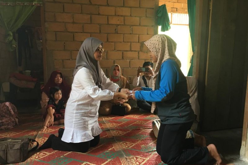 Pemkab Banyuasin santuni keluarga bocah meninggal karena pneumonia