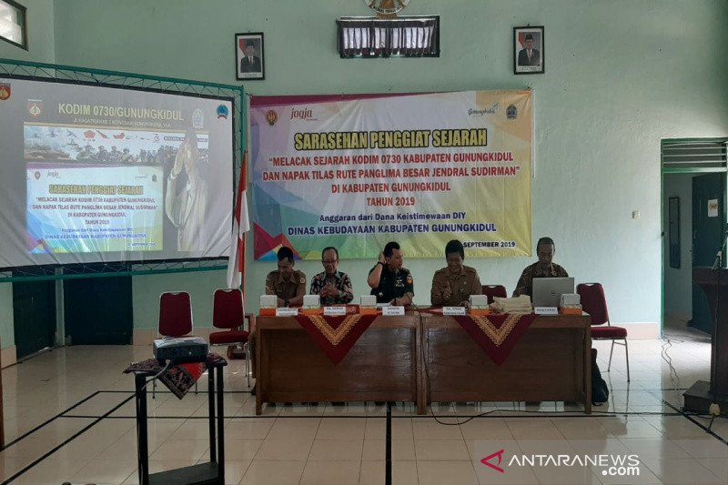 Disbud Gunung Kidul meneliti petilasan Jenderal Sudirman