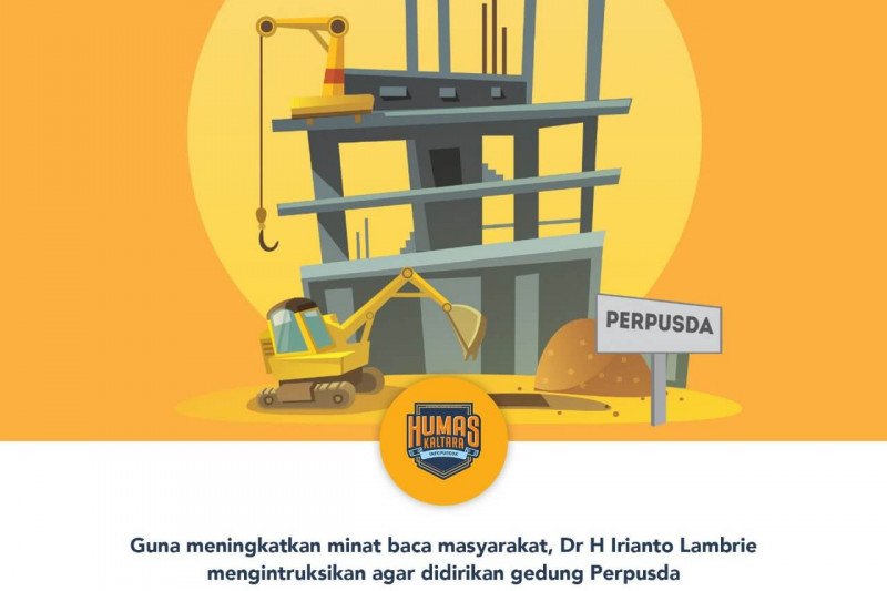 Realisasi Fisik Perpusda Kaltara Capai 36,04 Persen