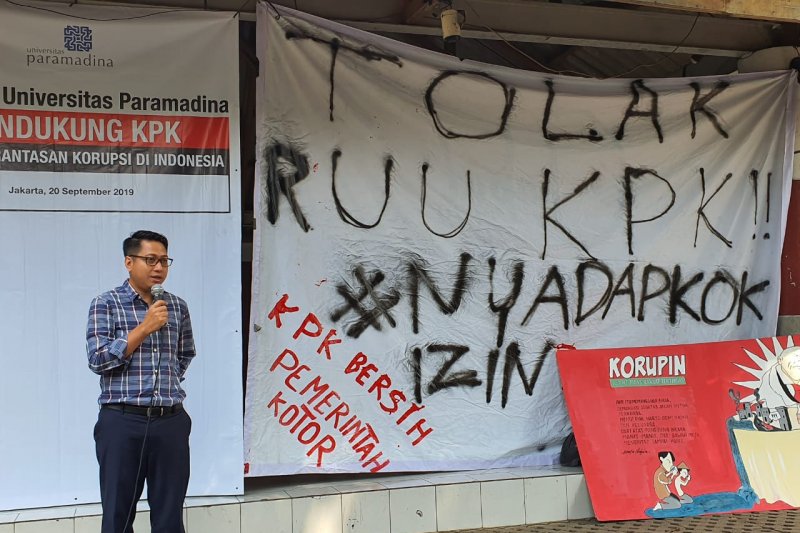 Civitas academica Paramadina ingatkan Presiden Jokowi bahaya pelemahan KPK