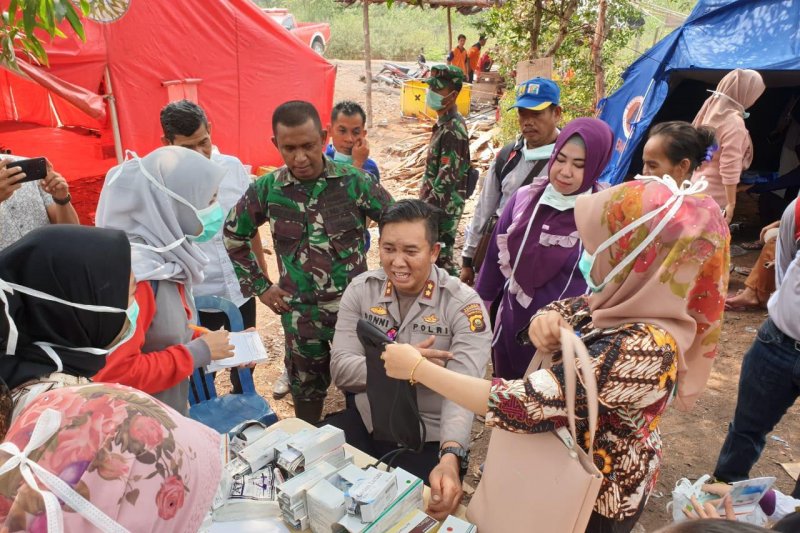 Personel Satgas Karhutla OKI periksa kesehatan
