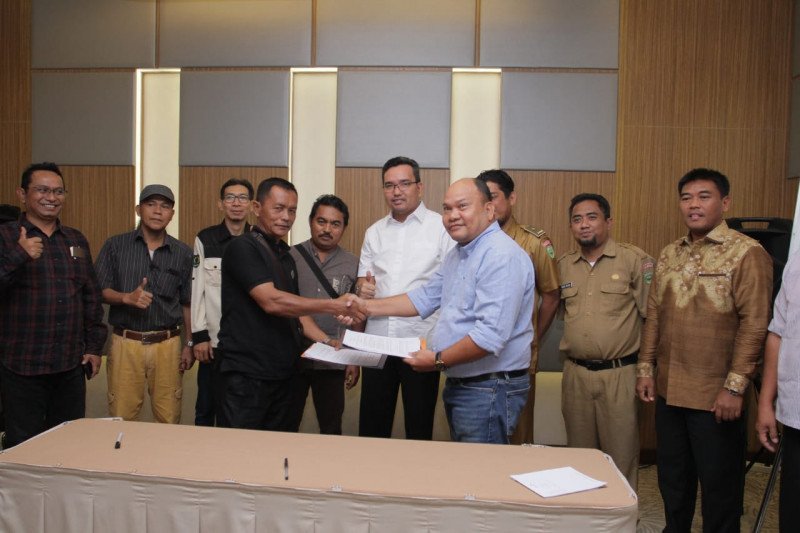 Warga Desa Pulai Gading dan PT BPP sepakat selesaikan konflik lahan