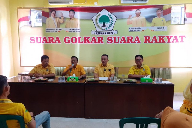 Golkar Metro bentuk tim penjaringan balon wali kota