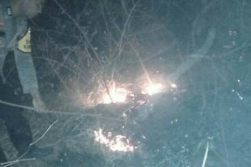 Kebakaran lahan di Majene berhasil dipadamkan