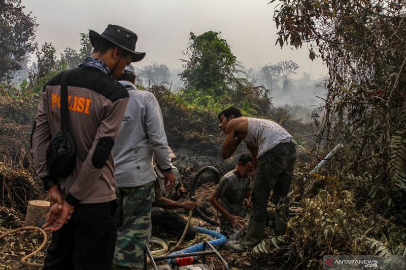 Delapan orang diperiksa terkait dugaan korupsi sumur bor tanah gambut
