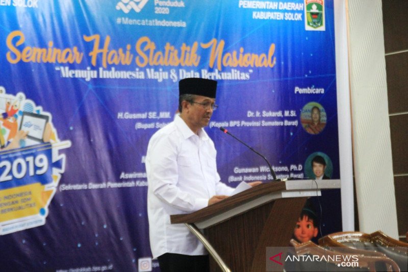 Pemkab Solok gelar seminar statistik guna sajikan data berkualitas