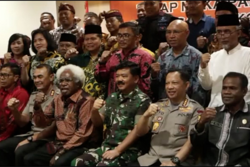 Panglima TNI dan Kapolri rangkul tokoh lintas agama damaikan Papua