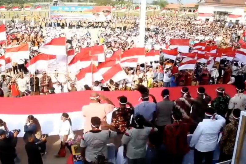 Warga Merauke deklarasikan cinta damai
