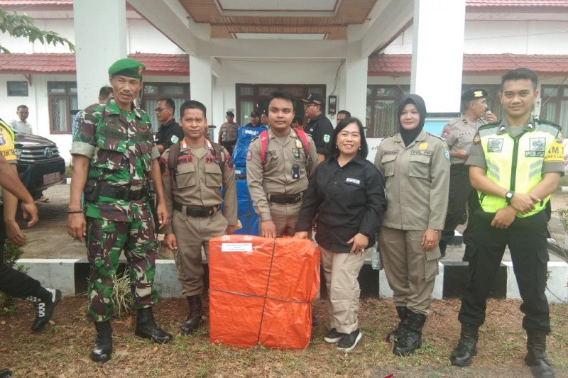 Pendistribusian logistik pilkades di Lamandau dikawal Polisi dan TNI