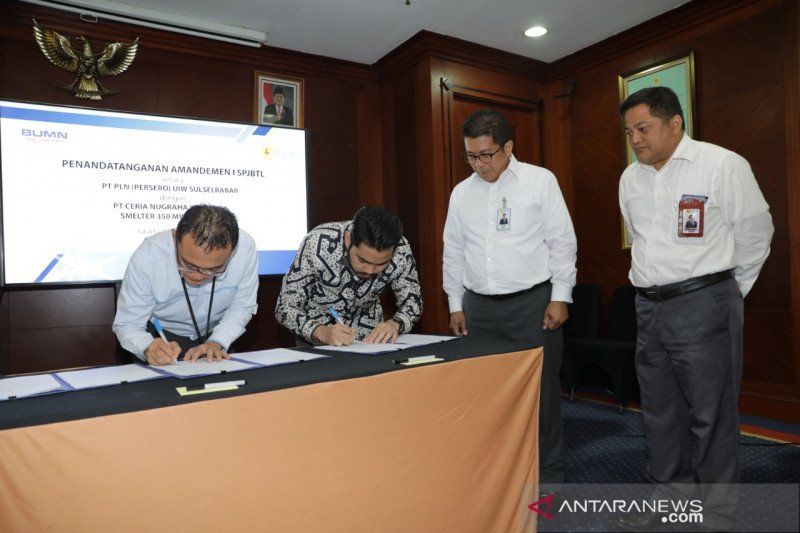 PLN Sulselrabar - PT Ceria Nugraha Indotama teken jual-beli
