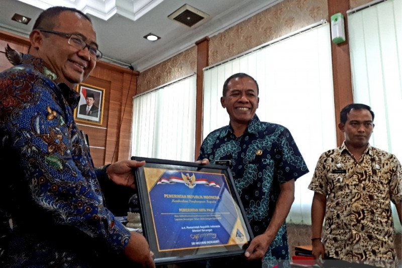 Raih WTP lima tahun berturut-turut, Pemkot Palu dapat penghargaan