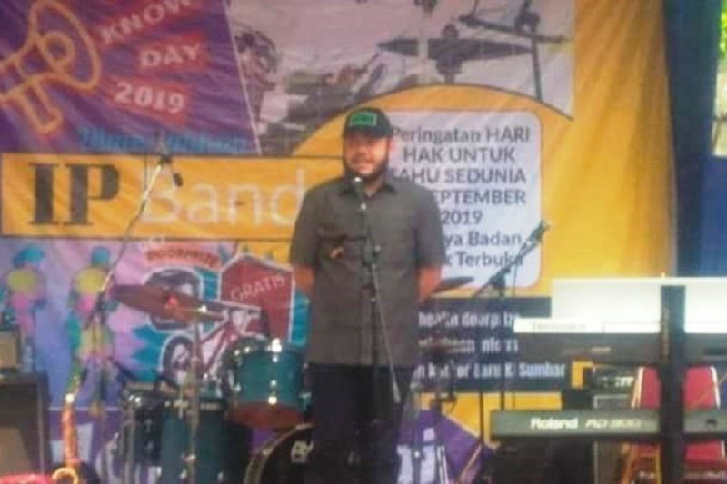 Wako Fadly Amran ikut orasi di KI Sumbar