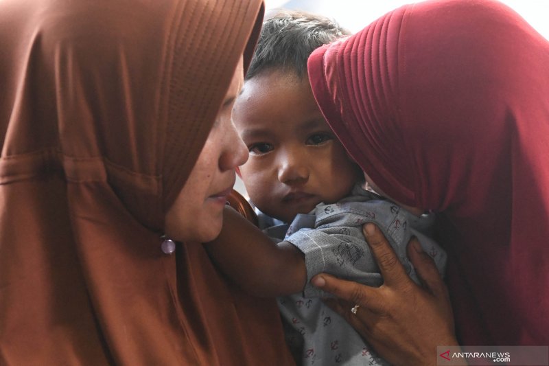 Korban konflik Wamena tiba di Halim Perdanakusuma