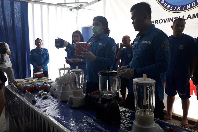 BNNP Lampung miskinkan terduga pengendali narkoba