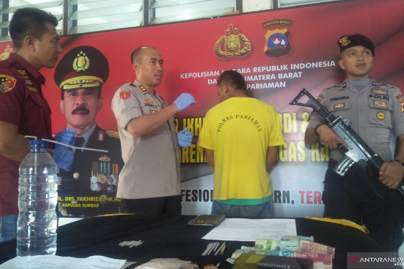 Peroleh sabu dengan cara dilempar pakai bungkus rokok dari Lapas Pariaman, AR akhirnya diciduk polisi