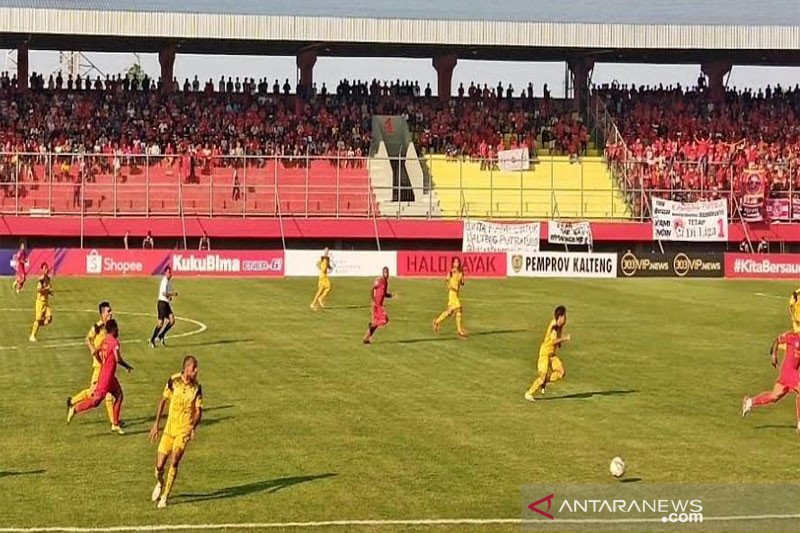Kalteng Putra ditahan imbang Barito Putera babak pertama