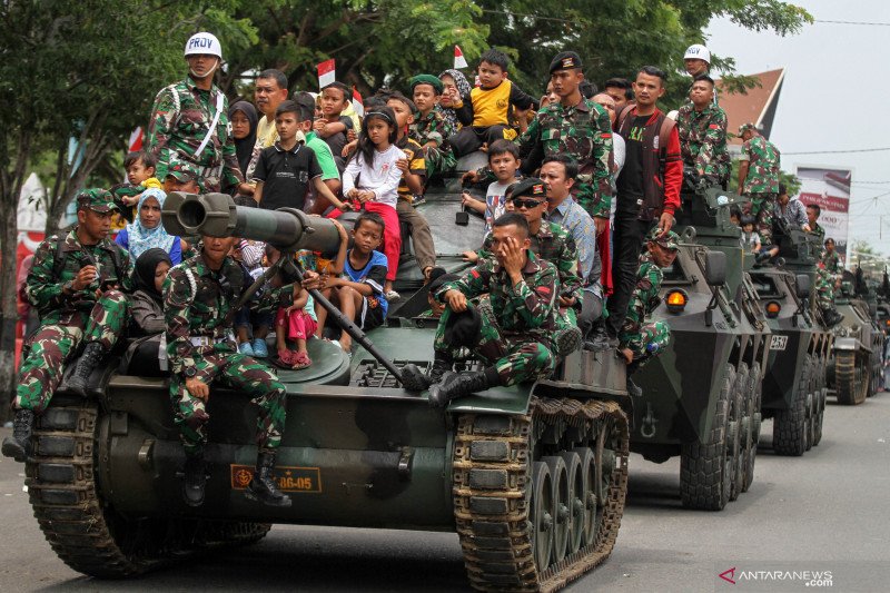 Semarak HUT ke-74 TNI di Aceh