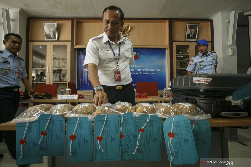 Rilis tangkapan sabu-sabu 5 kg di Yogyakarta