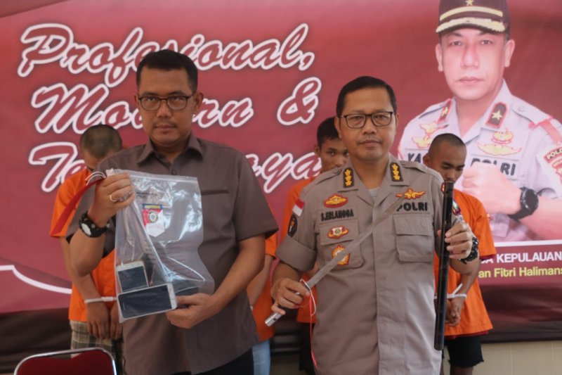 Polda Kepri amankan pelaku curanmor dan jambret di Batam