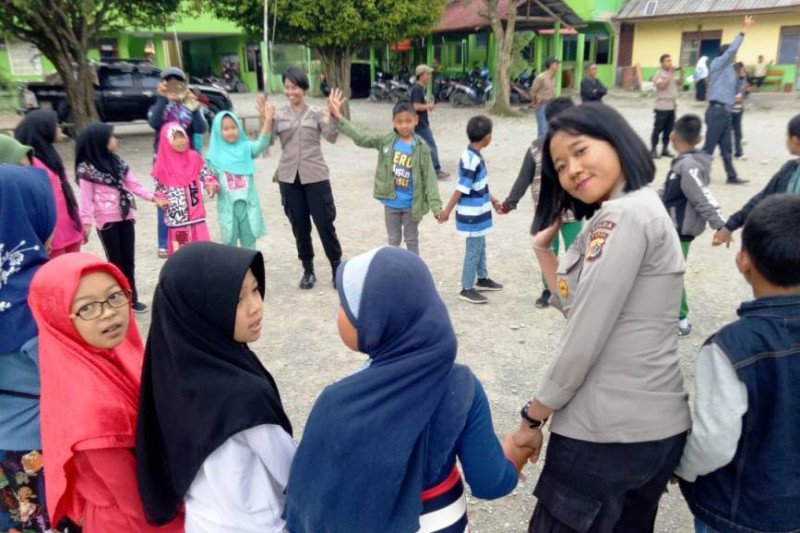 Polda Papua kembali berikan pemulihan trauma murid SD Wamena