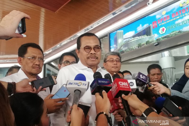 Jaksa Agung: Kondisi kesehatan Wiranto berangsur membaik