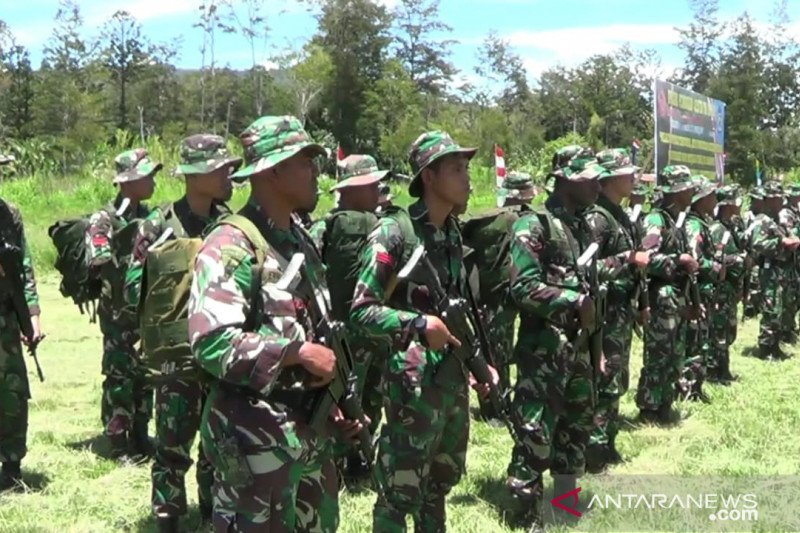 TNI mengerahkan 200 personel untuk operasi teritorial di Jayawijaya
