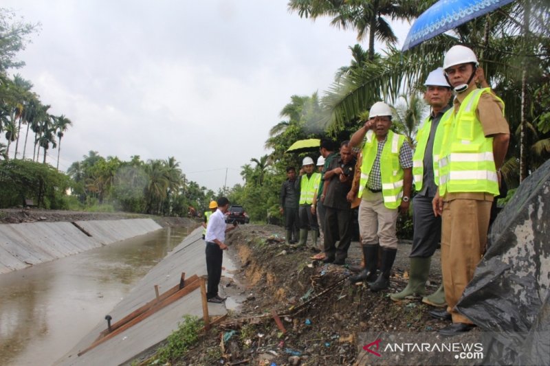 Saluran irigasi di Nagan Raya direhab pemerintah pusat