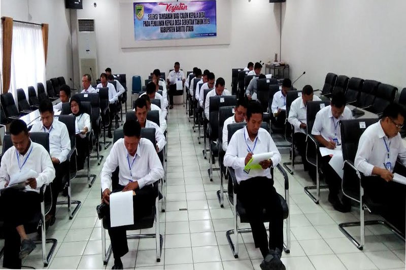 Hasil seleksi tambahan calon Kades diserahkan ke Camat