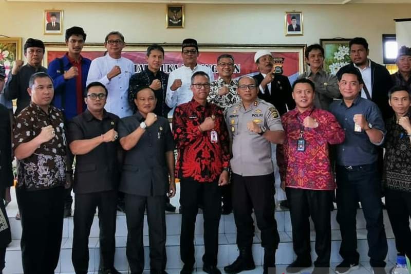 Polres Gianyar adakan tatap muka kebangsaan jelang pelantikan presiden