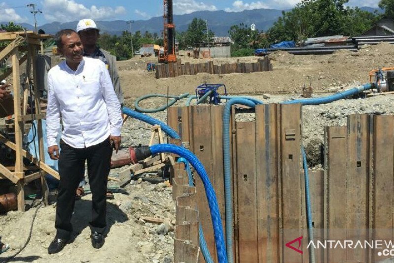 Wali Kota harap pembangunan jembatan Palu lima selesai tepat waktu