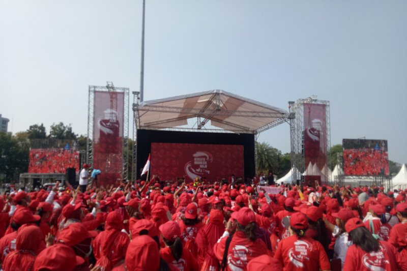Panggung musik di Monas meriahkan pelantikan presiden