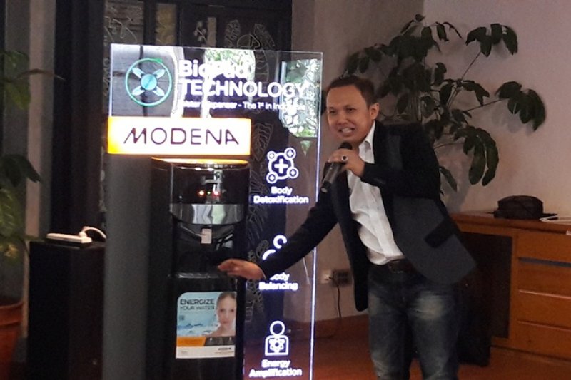 Modena hadirkan water dispenser berteknologi Biopad