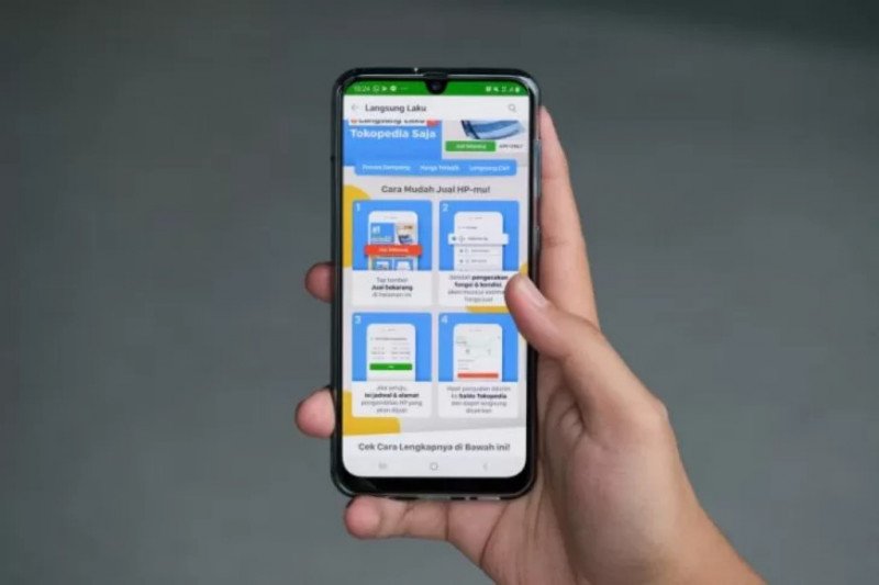 Jual ponsel second langsung di fitur "Langsung Laku"