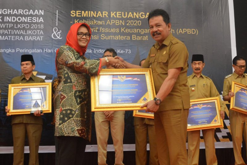 Padang Panjang raih penghargaan WTP