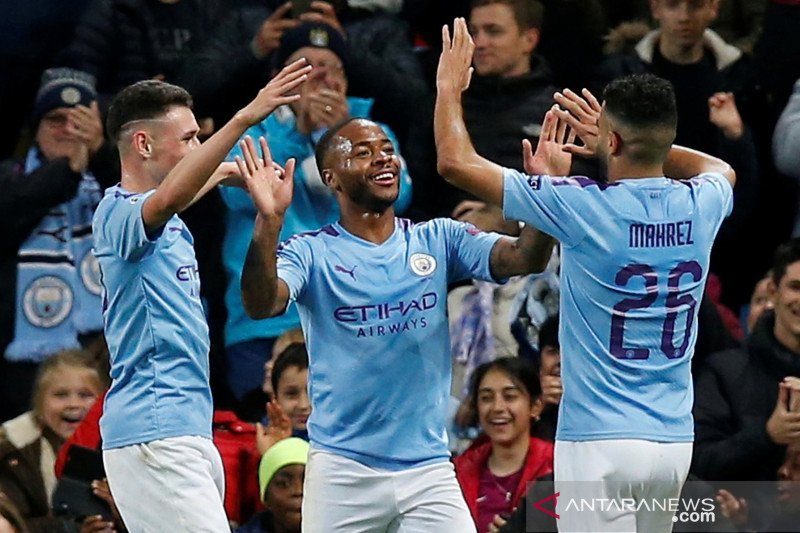 Liga Champions: Hat-trick Raheem Sterling bantu Manchester City hancurkan Atalanta 5-1