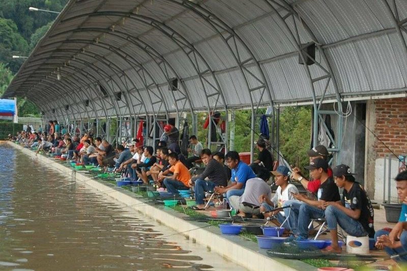 Dinas Pariwisata OKU bangun kolam pemancingan Rantau Kumpai