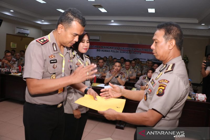 Polda Sumsel tingkatkan kemampuan multimedia bidang humas